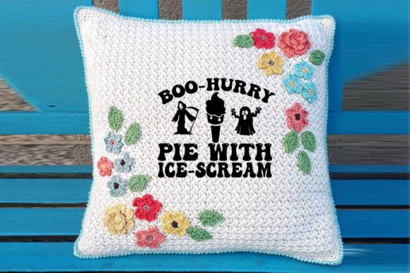 Boo- Hurry Pie with Ice-Scream SVG: T-Shirt Graphics