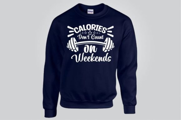 CALORIES DON’T COUNT on WEEKENDS, SVG