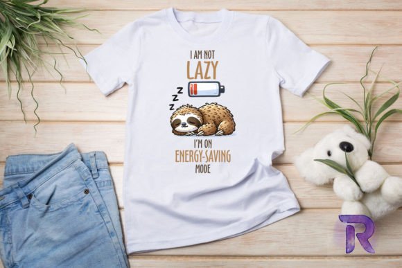 Energy Saving Mode Art PNG: Graphics for T-Shirt Designs
