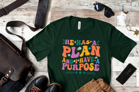 He Has a Plan SVG for T-Shirt Designs & Graphics