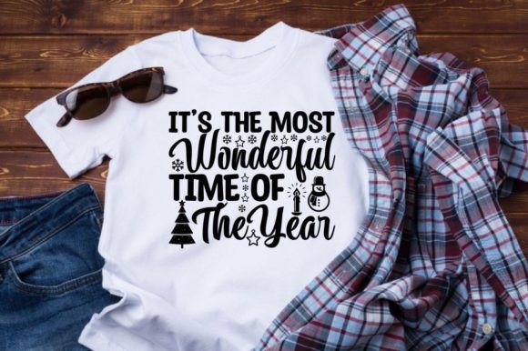 IT’S the MOST WONDERFUL TIME SVG EPS: T-Shirt Designs & Graphics