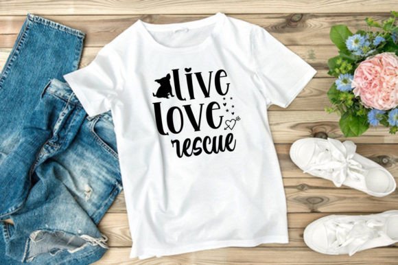 LIVE LOVE RESCUE Graphics for T-Shirt Designs