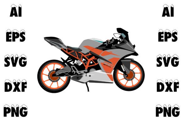 Motorcycles Vector Art: Graphics for Bold T-Shirt Designs