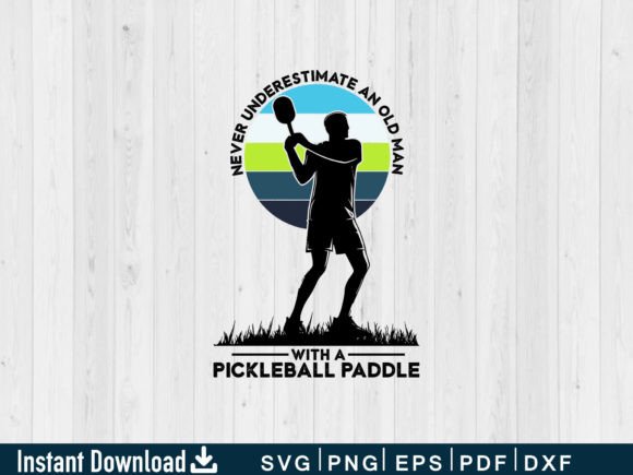 Pickleball Art Graphics for Crafts & Content
